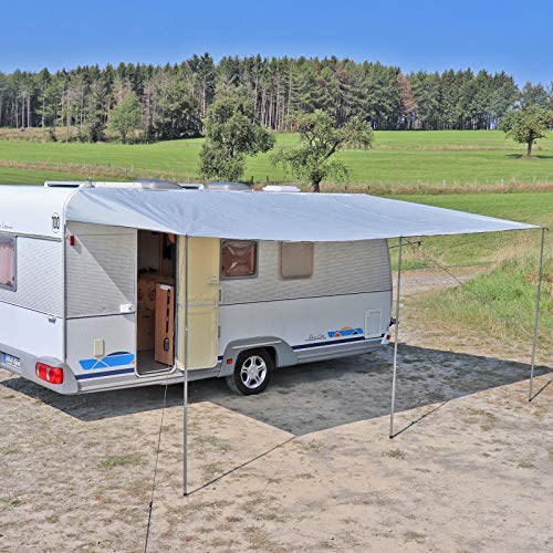 Reimo Tent Technology Sonnensegel Sonnenvordach Markise Sonnensegel 200-900 x 240 cm Wohnwagen Wohnmobil Verschiedene Größen (250 x 240...